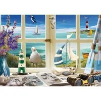 Schmidt Spiele Puzzle 1000 Teile Puzzle Studie am Meer 58894, Puzzleteile