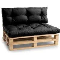 FAVRE Palettenkissen Palettenkissen PPI (Set (Sitzkissen 120x80 +Rückenlehne 120x40)
