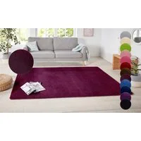 HANSE Home Teppich Shashi, rechteckig, Höhe: 8,5 mm, Kurzflor, Unifarben, Läufer, weich, Esszimmer, Kinderzimmer, Flur