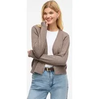 Vila Cardigan VIRIL SHORT L/S KNIT CARDIGAN-NOOS Materialmix, regular fit