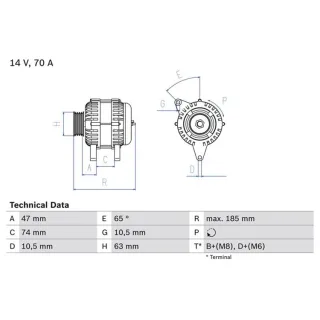 Bosch Lichtmaschine BMW 3er E36