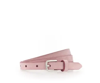Vanzetti - * Velours-Damengürtel in 15 mm * überlange, lässige Spitze zum Knoten * casual und femininer Look... rosa - Gr. - 110