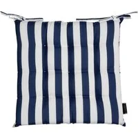 Eurofirany Stuhlkissen Wasserfeste Gartenkissen Gesteppte Punkte Einfarbig Gemustert 40x40 cm, Wasserdichte Sitzkissen Outdoor Kissen mit Schnürsenkeln
