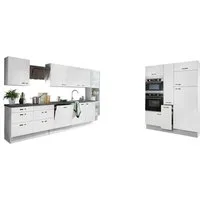 KOCHSTATION Küchenzeile KS-Cara, mit Vollauszügen und Soft-Close-Funktion, Breite 480 cm