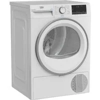 BEKO Wärmepumpentrockner B3T41239A, Dampffunktion, Aquawave-Schontrommel, Kindersicherung