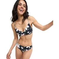 Roxy Bandeau-Bikini-Top Printed Essentials Wrap Bra