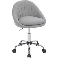 Woltu Bürostuhl (1 St), ergonomisch, Schminkstuhl, Schreibtischstuhl 150 kg belastbar