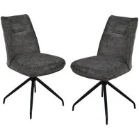 Jiexi Esszimmerstuhl Esszimmerstuhl 2er-Set, moderner Design-Polsterstuhl, hohe Stabilität