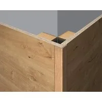 EGGER Abschlussleiste Faltleiste Decowall FL008 Loveland Eiche, Kleben, Nageln, 1-St., 2400 x 22 x 22mm