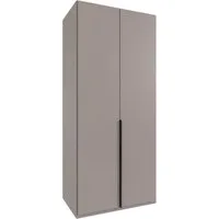 Wimex Kleiderschrank Mugano,in 5 Breiten,2 Höhen,2 Tiefen, viele Farben, Made in Germany (in Basic oder Premium Ausstattung) mit langen Griffen aus Metall, mit oder ohne Spiegel