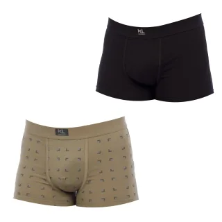 Pack-2 Boxershorts aus atmungsaktivem Stoff KLB2 Herren