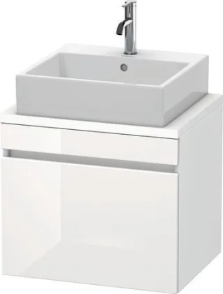 Duravit DuraStyle Konsolenwaschtischunterbau wandhängend Weiß Hochglanz & Matt 600x478x512 mm - DS53 DS530002218