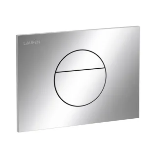 Laufen Betätigungsplatte SUNRISE INEO mit Zweimengenbetätigung chrom, H9001120040001 H9001120040001