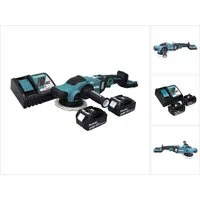 Makita Akku-Poliermaschine DPO 600 RF Akku Exzenterpolierer 18 V 150 mm XPT Brushless + 2x Akku