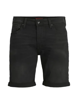 JACK&JONES - JJIRICK JJICON SHORTS GE 010 I.K STS black denim - Gr. - XS