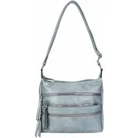 ITALYSHOP24 Schultertasche Damen Hand-Tasche XL Shopper Umhängetasche Cross body Over Hobo Bag, Henkeltasche für Reise Urlaub Sport, viele Fächer, langes Schultergurt