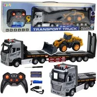 Wisam Spielzeug-Auto Ferngesteuerter RC Abschleppwagen mit Bagger, Licht