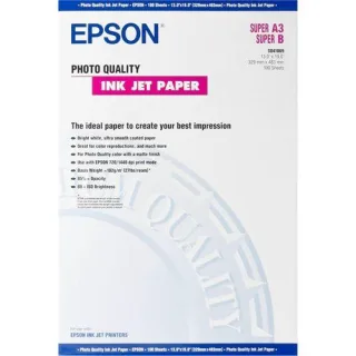 Epson Photo Quality Inkjet Paper A 3+, 100 Blatt, 105 g S 041069