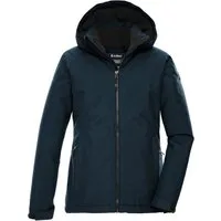 Killtec Funktionsjacke KOW 217 GRLS JCKT Wind- und wasserdichte Kinderjacke mit Fleece und verstellbarer Kapuze