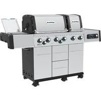 Gasgrill Imperial QS 690 IR edelstahl, mit Infrarot-Seitenbrenner und Heckbrenner, iQue Smart Steuerung