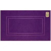 Lavea Badematte Bali Badvorleger Duschvorleger 50x80cm, Badteppich, Höhe 20 mm, Walkfrottee, mit Bordüre, plegeleicht, beidseitig nutzbar, strapazierfähig, Bio-Baumwolle, rechteckig, 1-tlg., Handtuch 850 g/m² Frottierqualität, saugstark, GOTS-zertifi