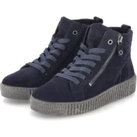 Gabor Gabor 73.730.16 Damen Rauleder blue Schnürstiefel