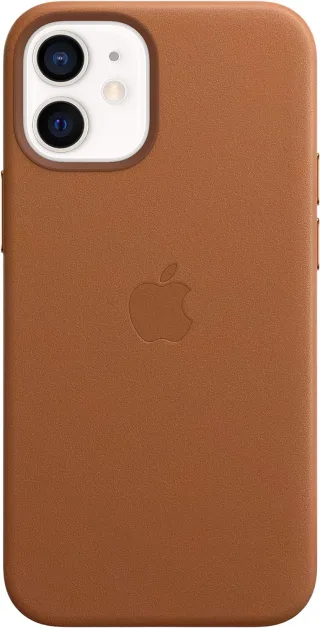 Apple Leder Case mit MagSafe [für iPhone 12 mini] sattelbraun