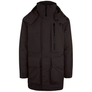 Jack Wolfskin Tech Lab Herren dunkelbraune Parka Jacke