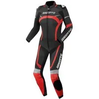 Bogotto Motorradkombi Misano 2-Teiler Damen Motorrad Lederkombi protektoren reflektierende