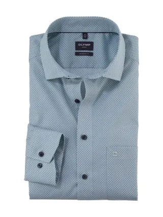 OLYMP - Modern Fit : Businesshemd grün - Gr. - 39