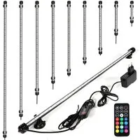 Clanmacy LED Aquariumleuchte 18cm-112cm LED Aquarium Lampe Leuchten Mollusken RGB Aquariumleuchte