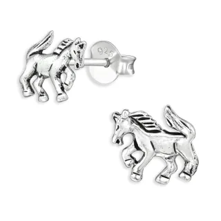 Pferde Ohrringe aus 925 Silber