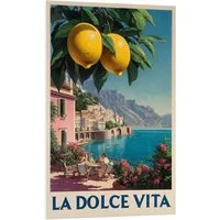 Posterlounge Wandbild La Dolce Vita, Thomas Klee, erhältlich als Poster, Leinwandbild, Wandsticker oder Acrylglasbild