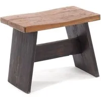 DESIGN DELIGHTS Hocker SITZBÄNKCHEN "SCHEMEL 40", Altholz massiv, 31x40x25cm, Fußhocker, 0