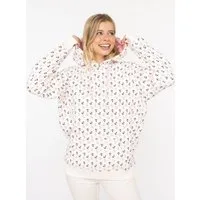 Zwillingsherz Hoodie "Anker AOP" allover Ankerprint, Kapuze mit Kordelzug, Kängurutasche