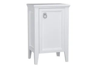 VitrA Valarte Halbhochschrank Breite 54 cm Höhe 83 cm 1 Tür Türanschlag rechts Weiß Matt,62249 62249