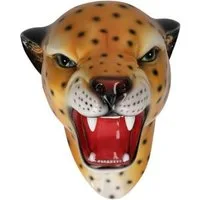 Giftcompany Wanddekoobjekt Wildheads Wanddekoration Leopard Orange