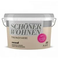 SCHÖNER WOHNEN FARBE Wandfarbe SW Trend Wandfarbe matt 1,0L Sand 8514