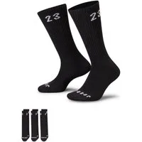 Nike Funktionssocken U J ESSENTIAL CREW 3PR - 144 für sportliche Aktivitäten, mit Dämpfung, stützende Passform