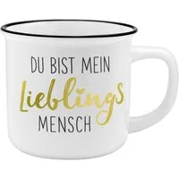 Sheepworld Tasse Becher "Du bist mein Lieblingsmensch"