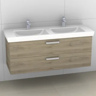 Artiqua 414 Waschtischunterschrank für Subway 2.0 7175D1 Sanremo Eiche quer NB, 414-WU2L-V76-7145-42 414-WU2L-V76-7145-428