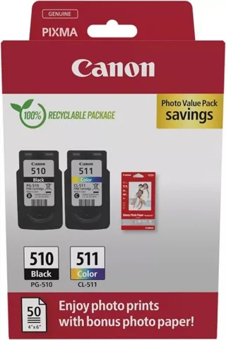 Canon PG-510/CL-511 Photo Value Pack