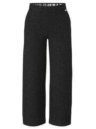 Frapp - Hose lang weites Bein black - Gr. - 44