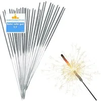 happy sparks® Geburtstagskerze Wunderkerzen 17 cm - Sternspritzer - Feuerwerk Silvester (Packung, 400-tlg., 100x Wunderkerzen 17 cm), Kat. F1