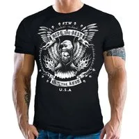 GASOLINE BANDIT® T-Shirt für Motorradfahrer und Biker: Ride The Best, Eat the Rest