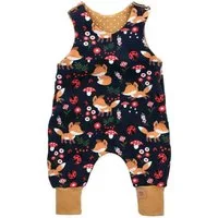 Land-Juwelen Strampler WALDTIERE NAVY Strampler