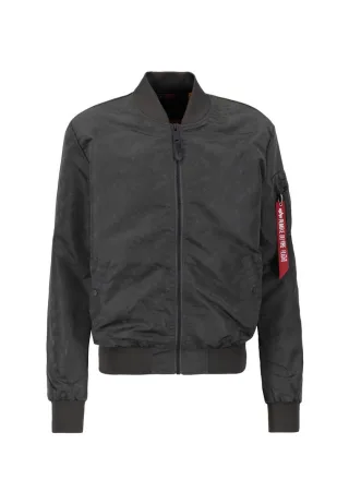 MA-1 Light Weight Allover Print Rainbow Reflective Bomber Jacket