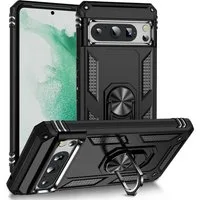 CoolGadget Handyhülle Armor Shield Case für Google Pixel 8 Pro 6,7 Zoll, Outdoor Cover Magnet Ringhalterung Handy Hülle für Pixel 8 Pro
