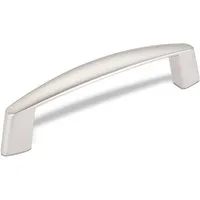 SO-TECH® Möbelgriff Bügelgriff UN17 BA 96 mm oder 128 mm, Lochabstand 96 mm Chrom matt - inkl. Schrauben