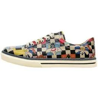 DOGO Classic Schnürsneaker Looney Tunes You-Re-Despicable Damen Sneaker Handgefertigt